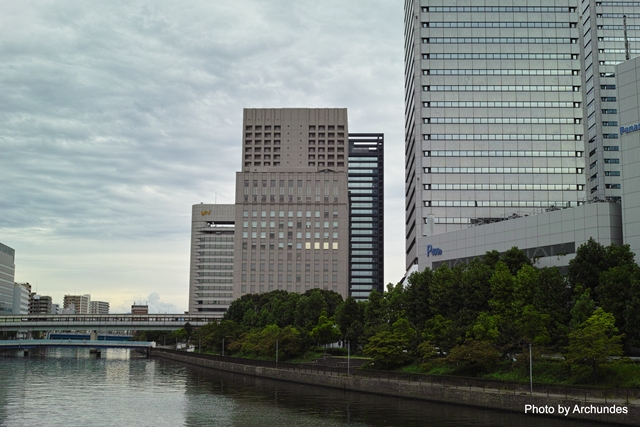 片町橋からの眺め　大阪ビジネスパーク　DP2 Merrill